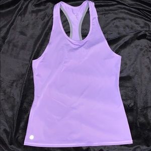 Athleta Exhilaration Purple Athletic Tank Top